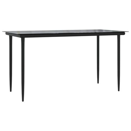 Spisebordssæt til haven 5 dele med hynder polyrattan beige