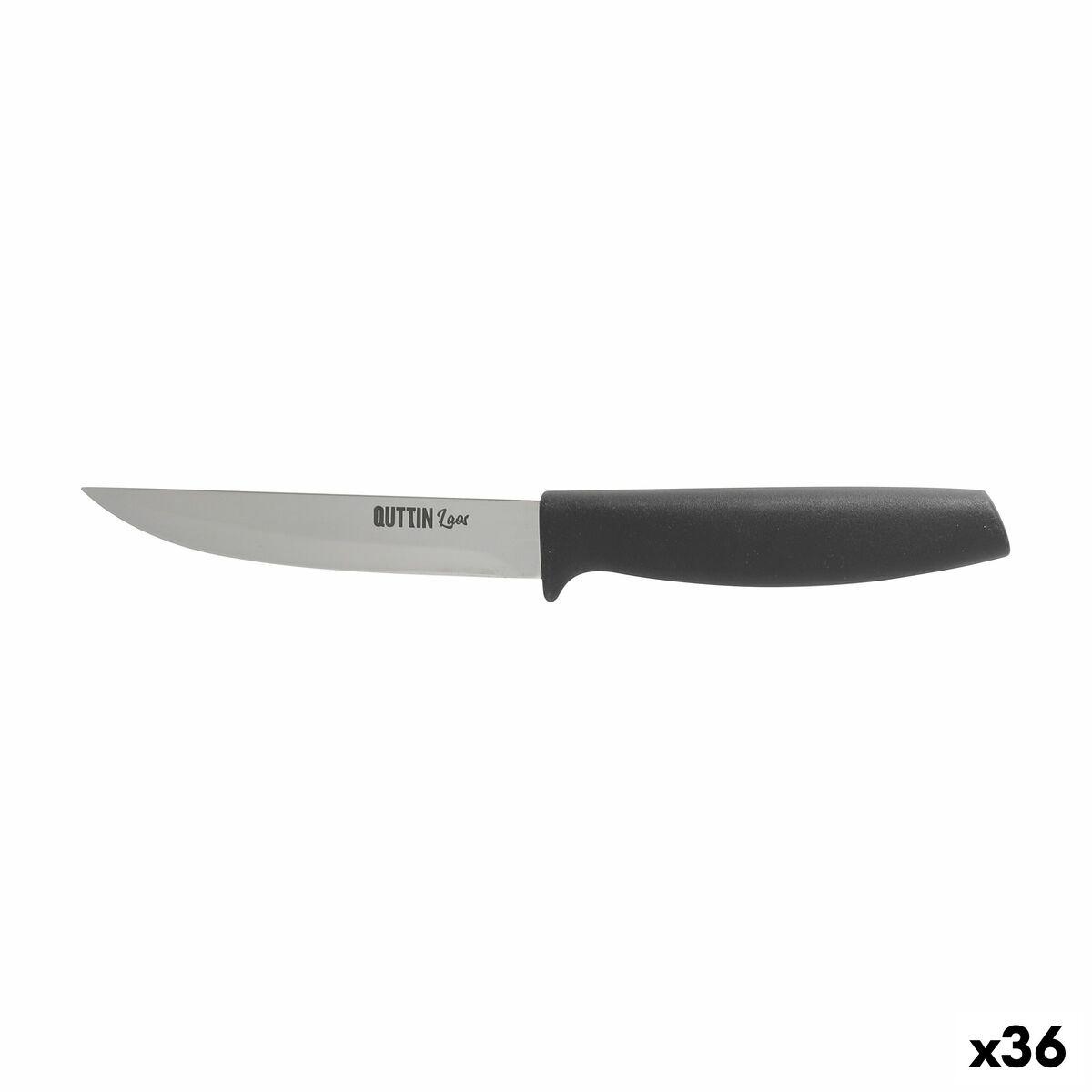 Quttin Laos kokkekniv, sort/sølv, 11 cm - multifunktionel (36 stk.)