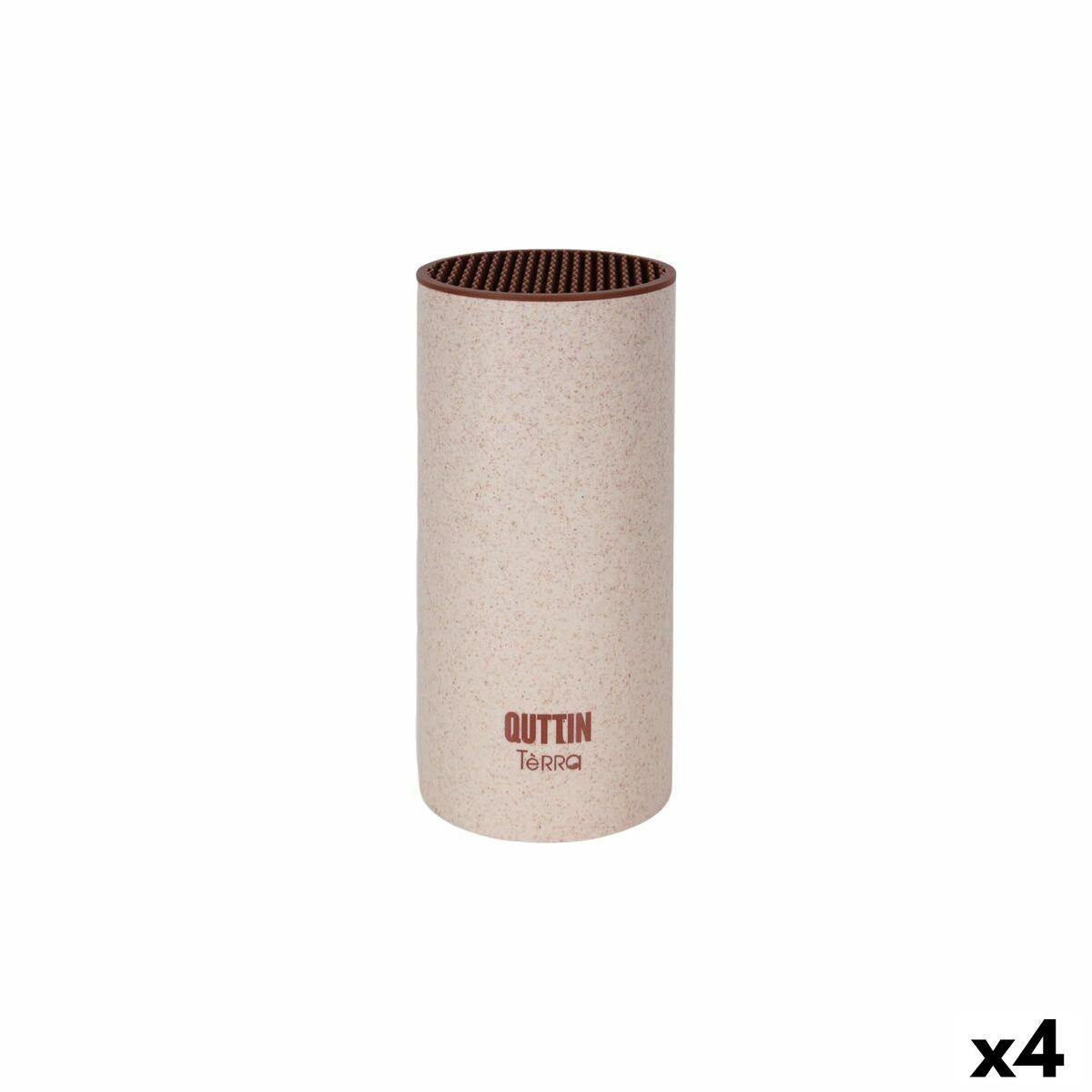 Quttin Terra knivholder - rund knivblok (sæt af 4)