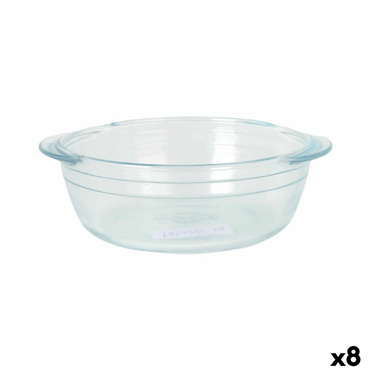 Quttin serveringsfad i glas 2,3 l - 26 cm (8 stk.)