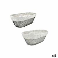 Brødkurv Metal Oval 28 x 15 x 10 cm (12 enheder)