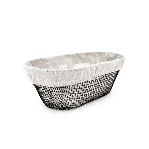 Brødkurv Metal Oval 28 x 15 x 10 cm (12 enheder)