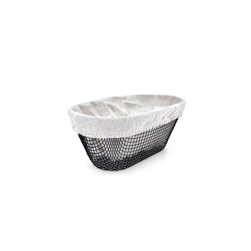 Brødkurv Metal Oval 25 x 13 x 10 cm (18 enheder)