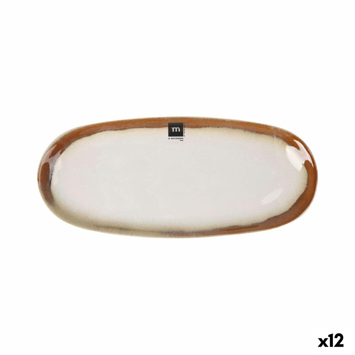 Fustam serveringsfad, oval, 33,8 × 15,2 cm - 12 stk.