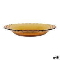 Dyb tallerken Duralex Picardie Krystal Rav Ø 23 cm (48 enheder)
