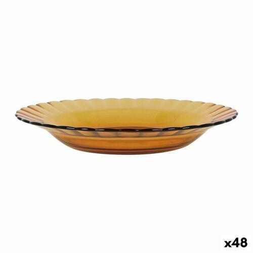 Dyb tallerken Duralex Picardie Krystal Rav Ø 23 cm (48 enheder)