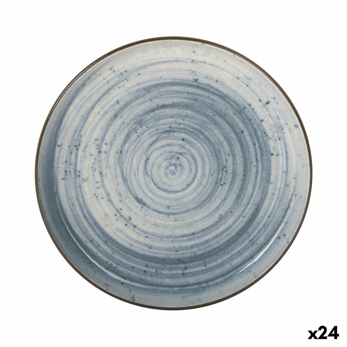 Swirl serveringsfad, cirkulært Ø 15,4 × 2,1 cm - 24 stk, blå