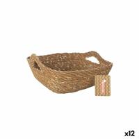 Multibrug kurv Privilege Brun flet 22 x 22 x 8 cm (12 enheder)