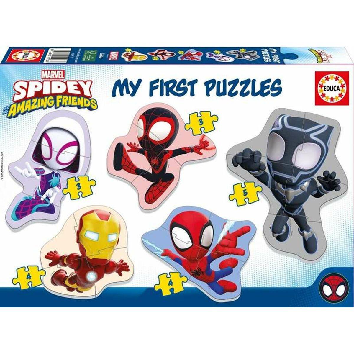 Puslespil Educa Spidey & His Amazing Friends
