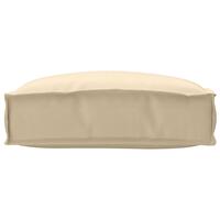 Udendørspude Beige Polyester 50 cm x 50 cm Vendbar Pude