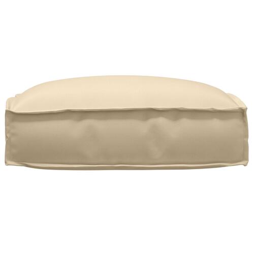 Udendørspude Beige Polyester 50 cm x 50 cm Vendbar Pude