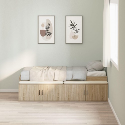 Opbevaringsramme til Seng Sonoma Egetræ 75x190 cm