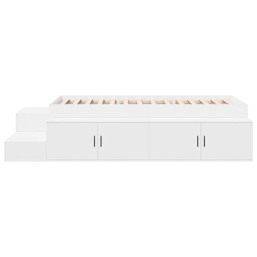 Opbevaringsseng Hvid 80x200 cm