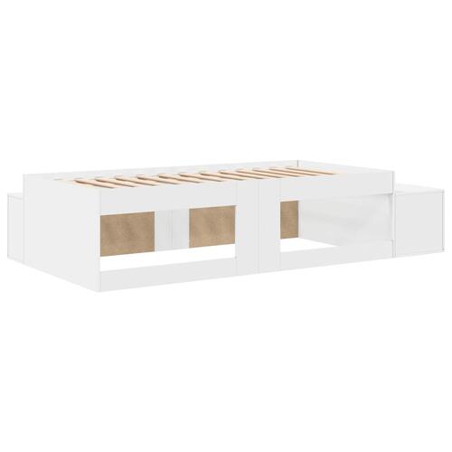 Opbevaringsseng Hvid 80x200 cm