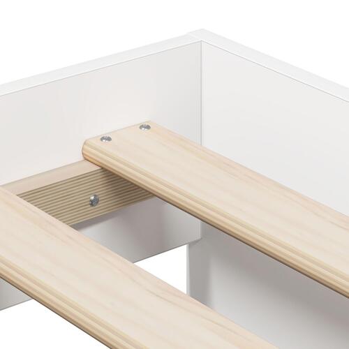 Opbevaringsseng Hvid 80x200 cm