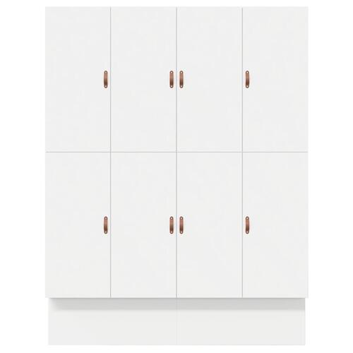 Seng Ramme Hvid Konstrueret træ 180 x 200 x 31.5 cm