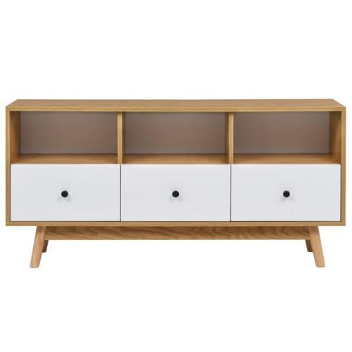 Tv-skab i MDF 120 x 30 x 58 cm hvid