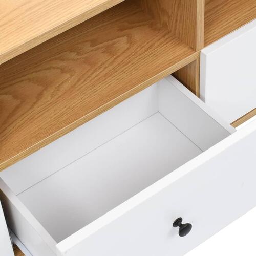 Tv-skab i MDF 120 x 30 x 58 cm hvid