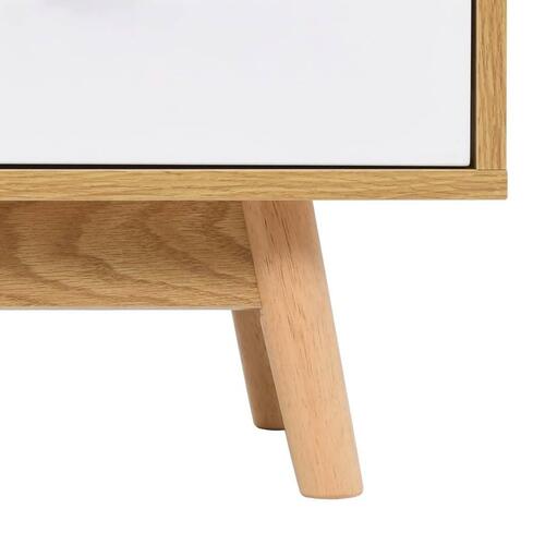 Tv-skab i MDF 120 x 30 x 58 cm hvid