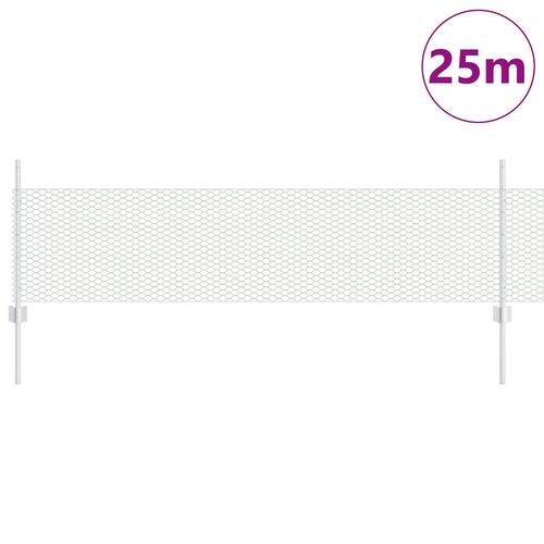 Havehegn Sæt 2 Stk Galvaniseret stål 25 x 0.5 m Slidstærk