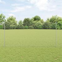 Hegnspæle 22 stk U-Kanal 150 cm Galvaniseret Stål, Sekskantet Hegn 1.5x100 m Galvaniseret Stål