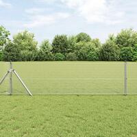 Svejset Trådhegn med 13 Stolper 0.6x50 m Galvaniseret Stål
