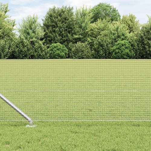 Svejset trådhegn med 13 spike posts 0.8x100 m galvaniseret stål