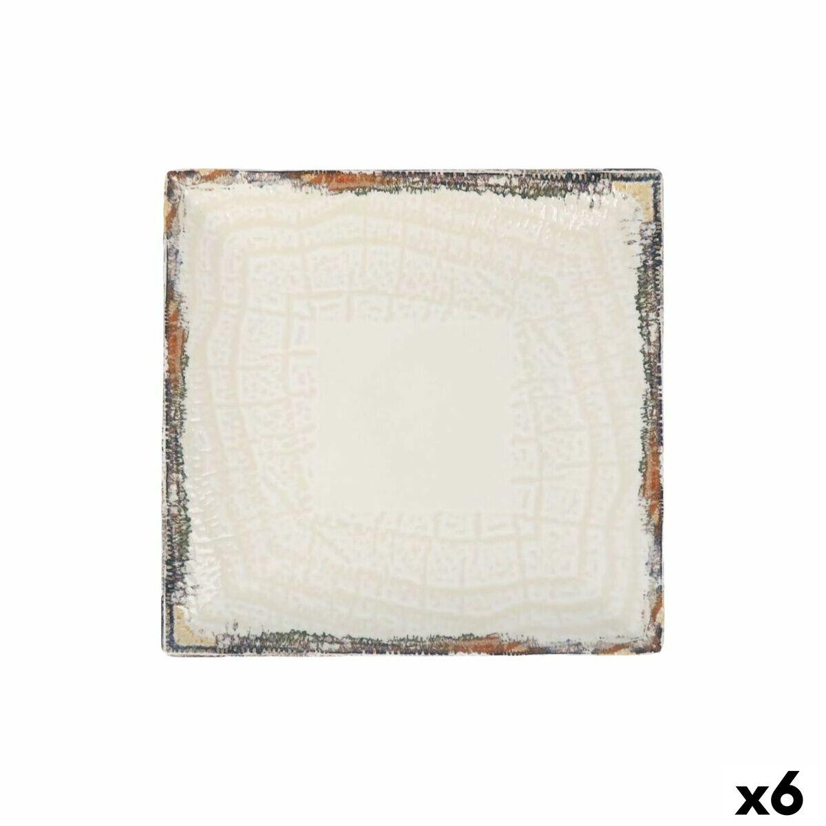 Albus flad middagstallerken 24 × 24 cm - 6 stk.