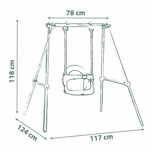 Gynge Smoby Baby Life 118 x 117 cm