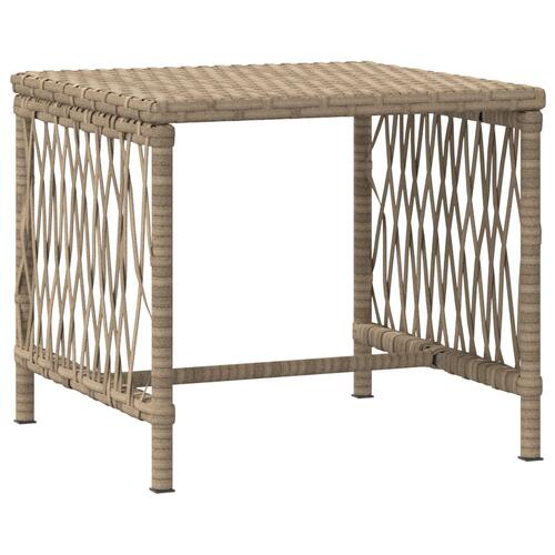 Solseng Sæt Sæt af 3 Beige PE rattan, metal Sammenfoldelig