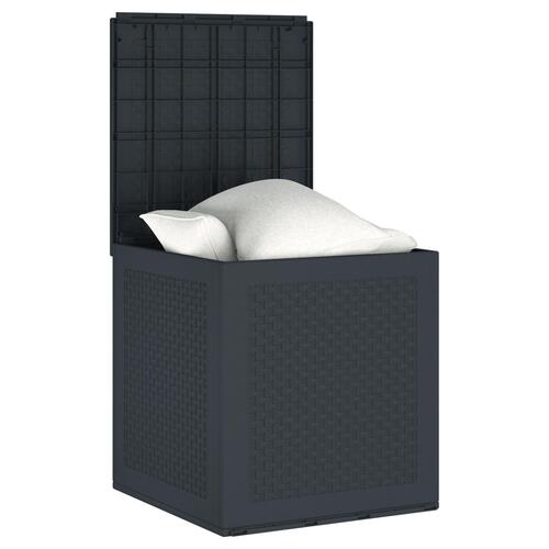 Have Opbevaringskasse Antracit 55x53x57 cm PP