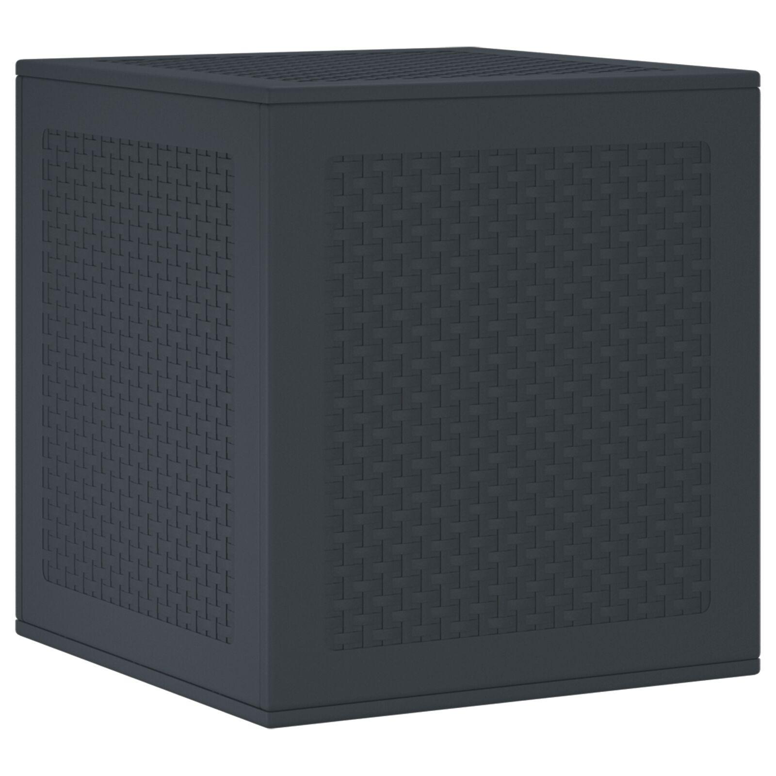 Have Opbevaringskasse Antracit 55x53x57 cm PP