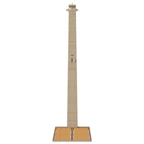 Havebruser Beige 60x80x214 cm Poly Rattan
