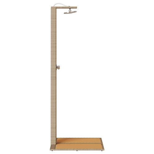Havebruser Beige 60x80x214 cm Poly Rattan