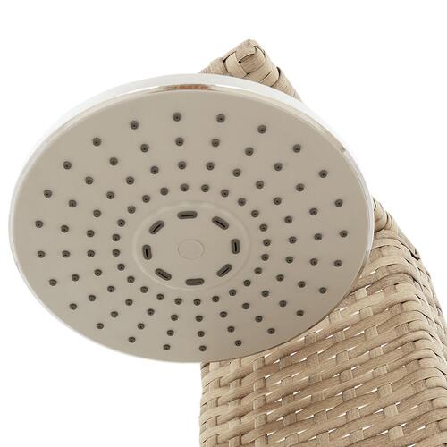 Havebruser Beige 60x80x214 cm Poly Rattan