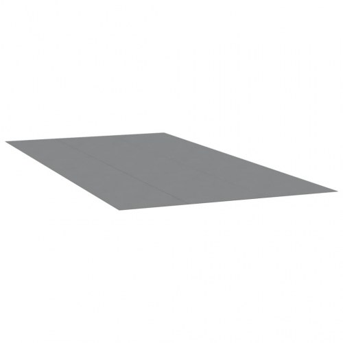 Poolunderlag 750 × 370 cm i polyester-geotekstil - lysegrå