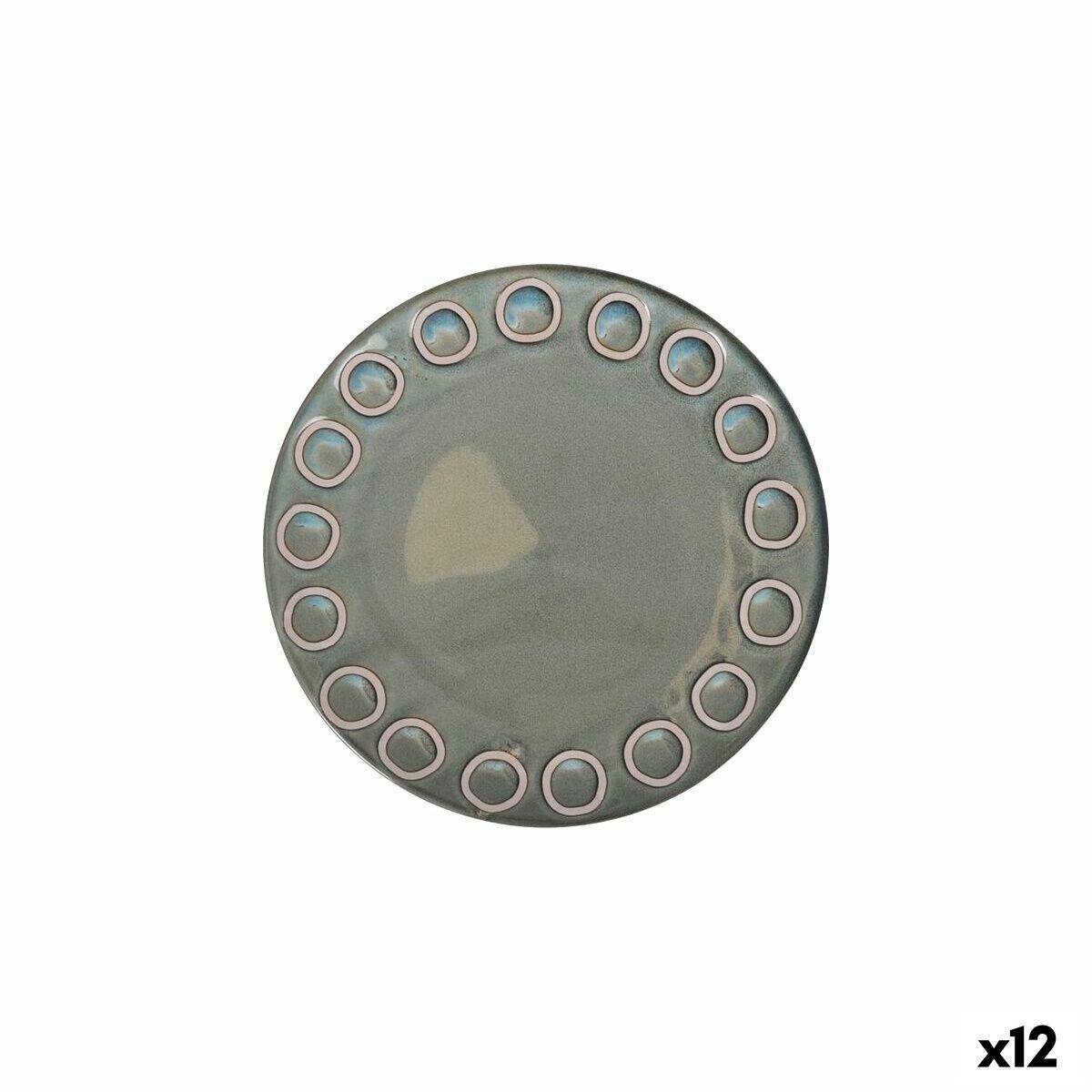 Almudena middagstallerken, grå - sæt á 12