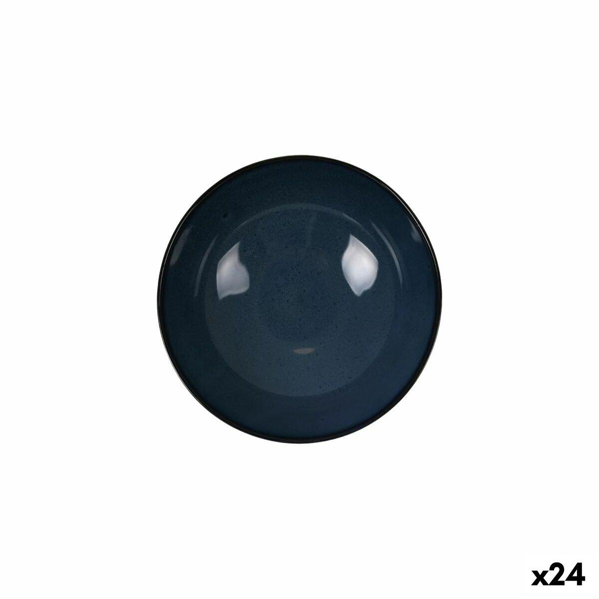 Almudena flad tallerken - blå, 24 stk.