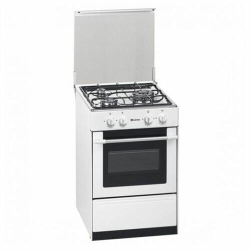Gaskogeplade Meireles G1530 DV 53 L Hvid 3 Komfurer