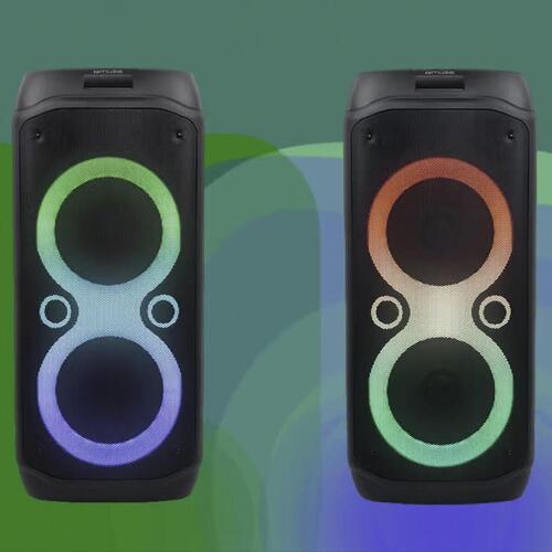 Transportable Bluetooth-højttalere Muse Sort 600 W