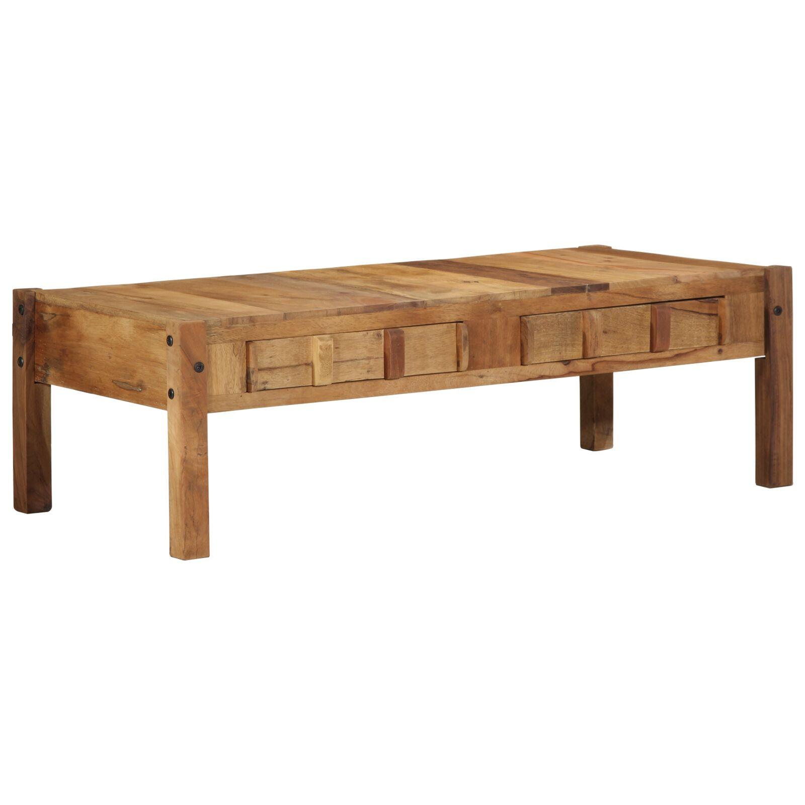 Sofabord 110x55x35 cm Genanvendt Massiv Træ