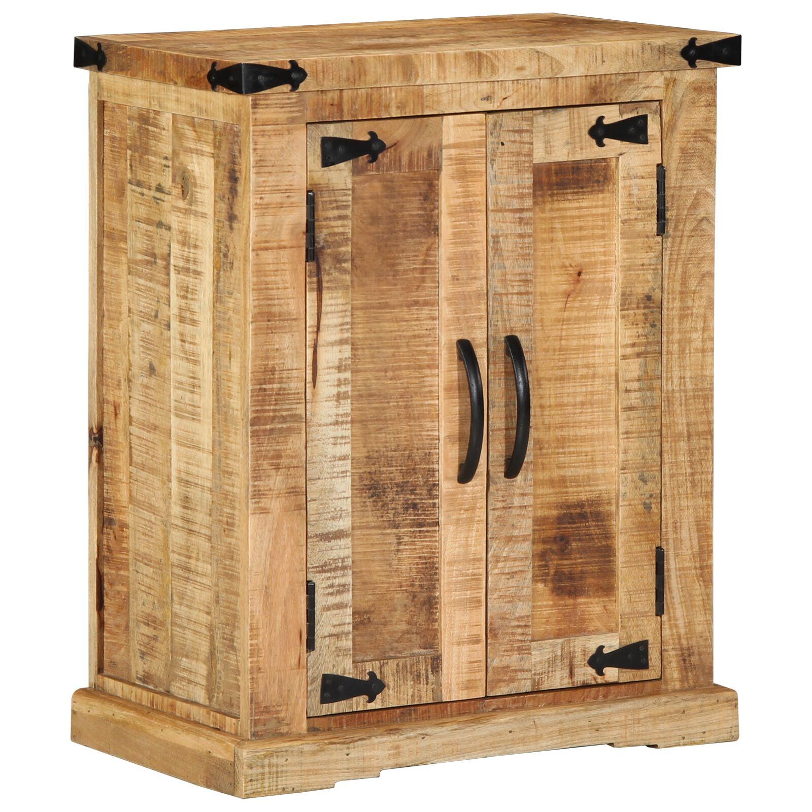 Sideboard 55x35x70 cm Massivt træ Groft Mango