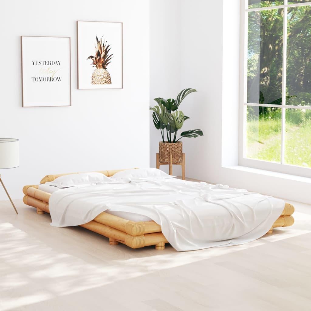 Sengeramme 140x200 cm bambus