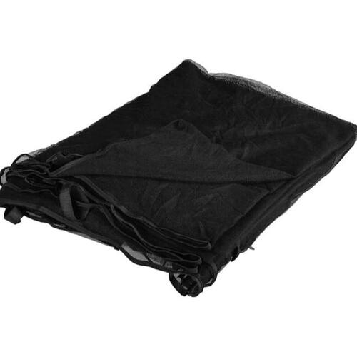 Myggenet til indendørs og udendørs 300x300x200 cm trådnet sort