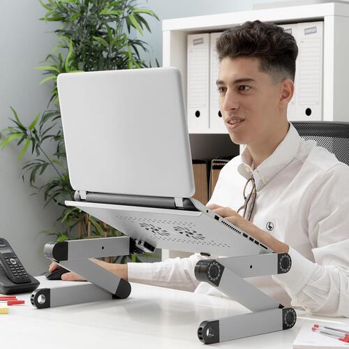 Justerbart bord med flere positioner til bærbar computer Omnible InnovaGoods (OUTLET A)