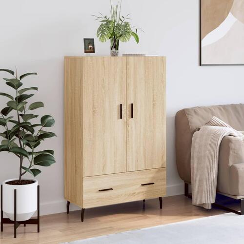 Skab 69,5x31x115 cm konstrueret træ sonoma-eg (OUTLET A)