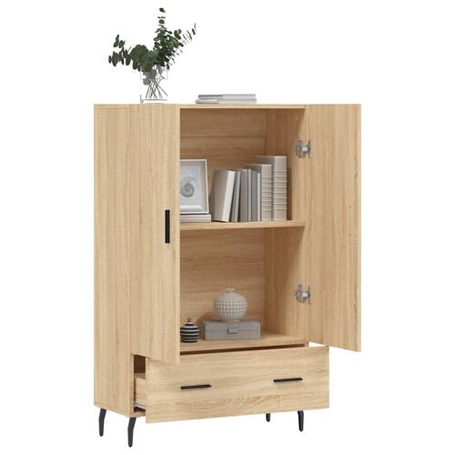 Skab 69,5x31x115 cm konstrueret træ sonoma-eg (OUTLET A)
