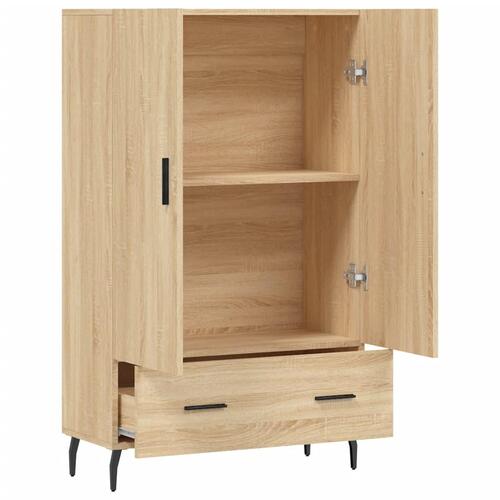 Skab 69,5x31x115 cm konstrueret træ sonoma-eg (OUTLET A)