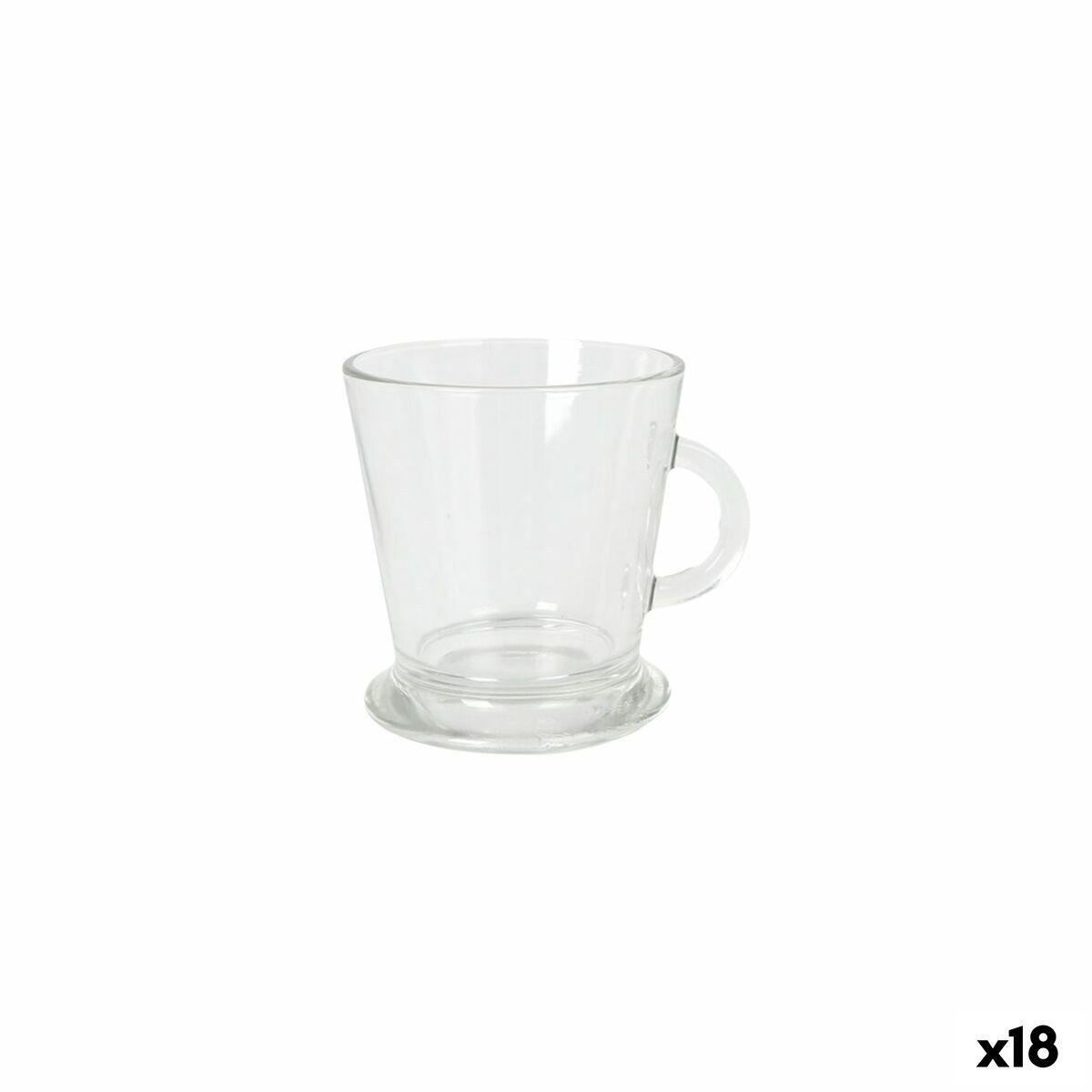 Arlet kaffekopsæt - 2-dele kopper, 18 enheder (180 ml)