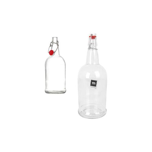 Glasflaske 1 l - 12 stk. hermetiske